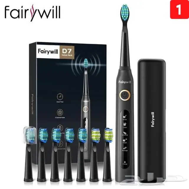 فرشاة أسنان بالماء كهربائية من Fairywill 0
