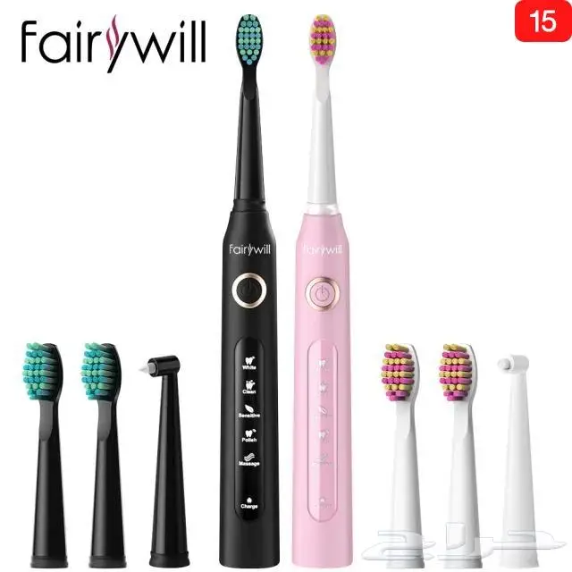 فرشاة أسنان بالماء كهربائية من Fairywill 14