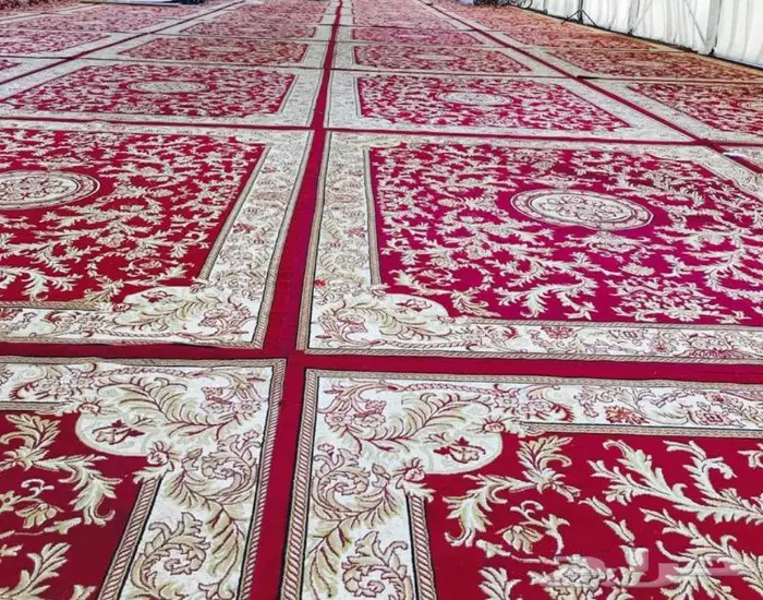 سجاد وكراسي ملكي وسجاد الخزامى البنفسجي للتأجير بجدة 5