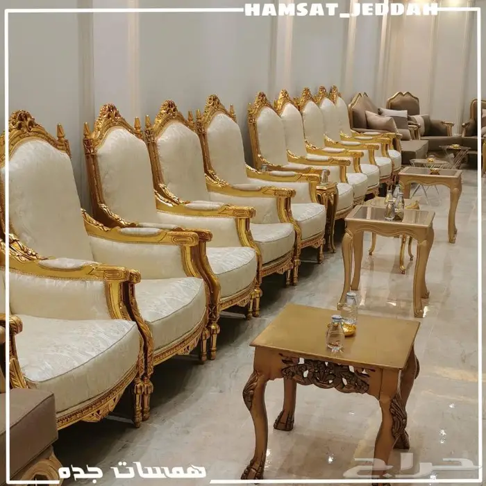 سجاد وكراسي ملكي وسجاد الخزامى البنفسجي للتأجير بجدة 7