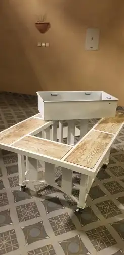 حامل حطب او استاند للقصور والفلل الفخمه مشبات 15