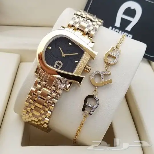 اجنر نسائي ساعه مع اسواره 4