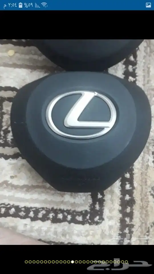 ارباق وغطاء لكزس مصدوم 6