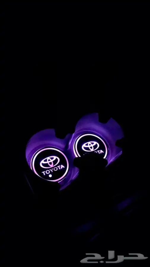 إضاءه أكواب (ليد-شعار -للسيارات) الدودامي 6