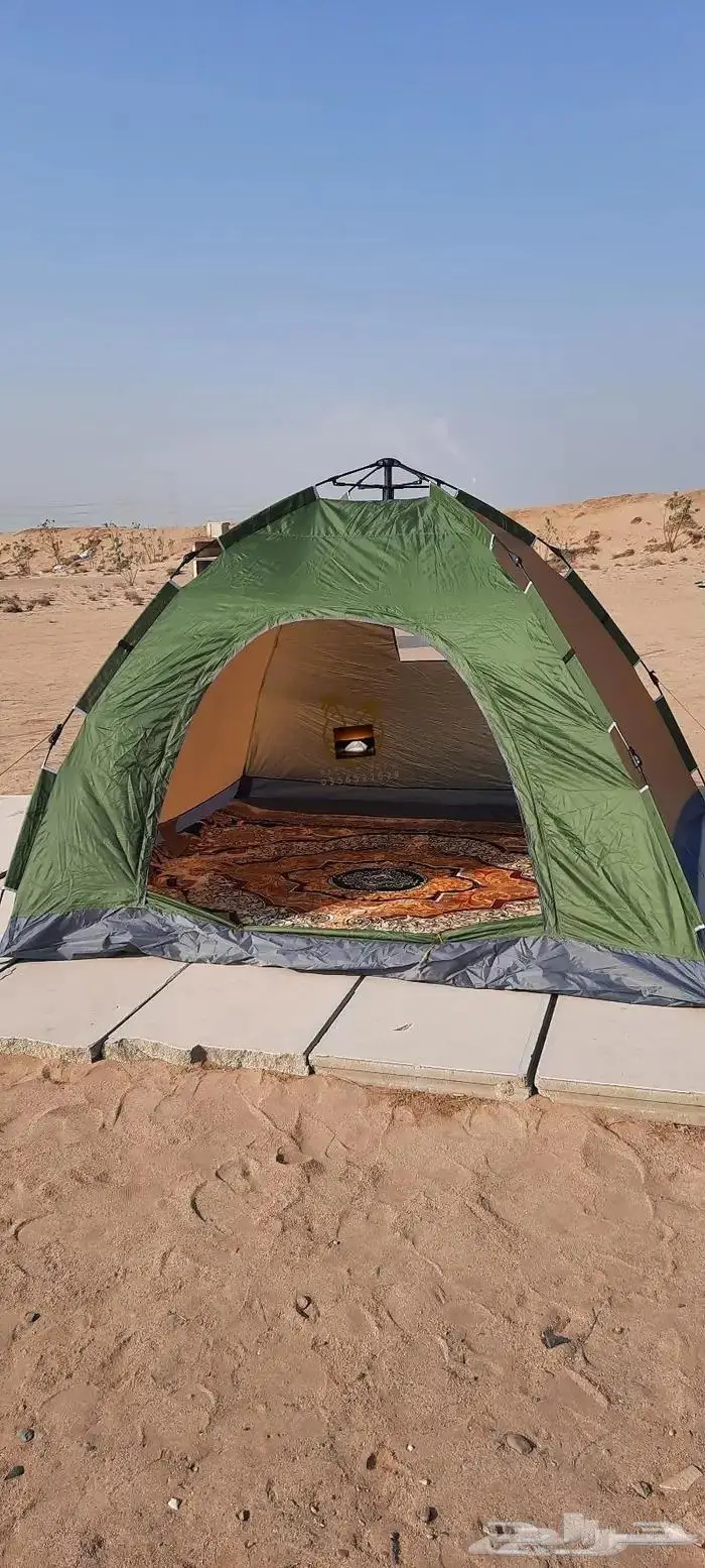 خيمة مبيت _ ناموسيات _ حمام للرحلات 2