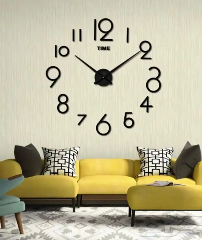 ساعات حائط 3D ( ضمان 25