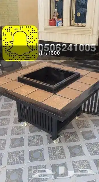 مدفاه منقد او منقل فحم وطاولات تدفئه او حطب او غاز للحدائق 3