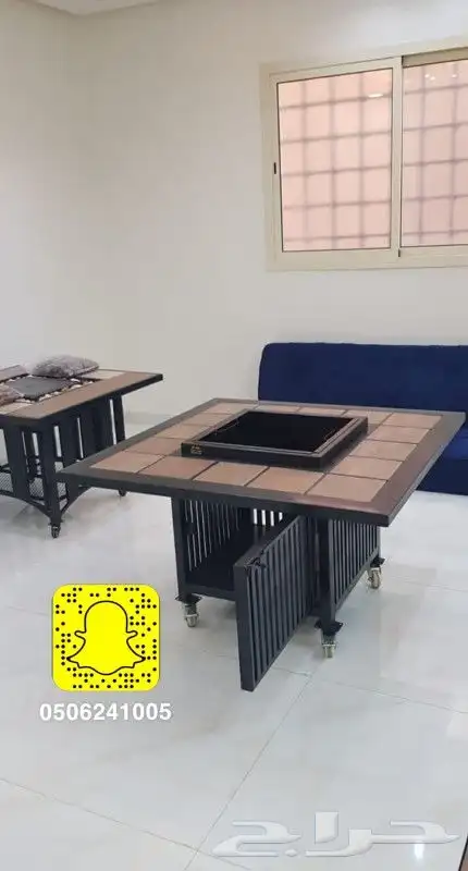 مدفاه منقد او منقل فحم وطاولات تدفئه او حطب او غاز للحدائق 9