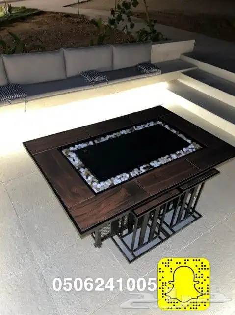 مدفاه منقد او منقل فحم وطاولات تدفئه او حطب او غاز للحدائق 2