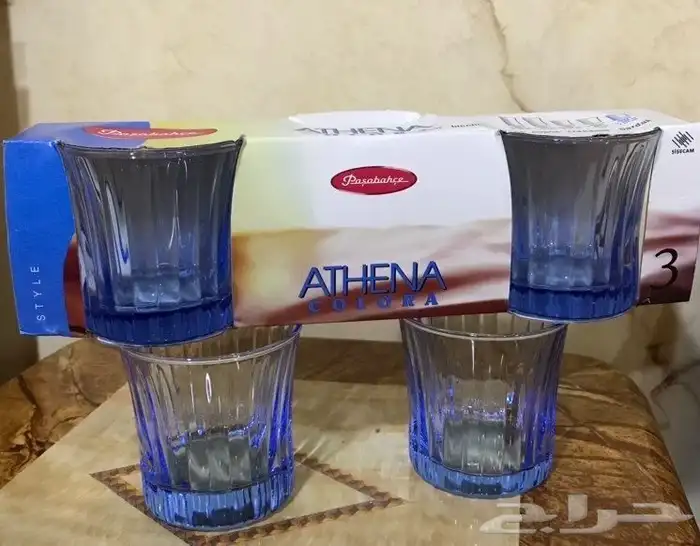 كاسات زجاجية بقاعدة ثقيلة 1