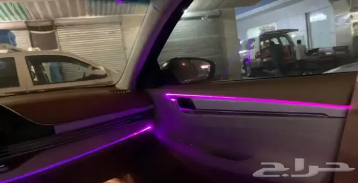 تركيب لد داخلي على سيارة أزيرا 2021 6