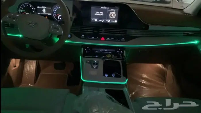 تركيب لد داخلي على سيارة أزيرا 2021 1