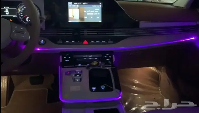 تركيب لد داخلي على سيارة أزيرا 2021 3