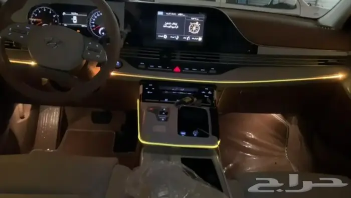 تركيب لد داخلي على سيارة أزيرا 2021 0