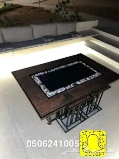 طاولات او منقد تدفئه سيراميك للحدايق ومنقل على الحطب 4