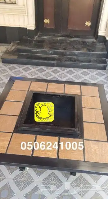 طاولات او منقد تدفئه سيراميك للحدايق ومنقل على الحطب 6