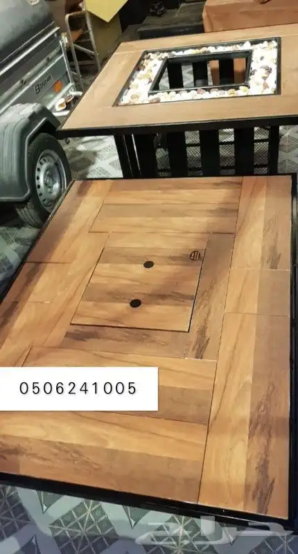طاولات او منقد تدفئه سيراميك للحدايق ومنقل على الحطب 23