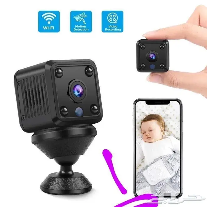 كاميرا مراقبة صغيرة ذكية كاميرات منزلية Camera spy Hidden 0