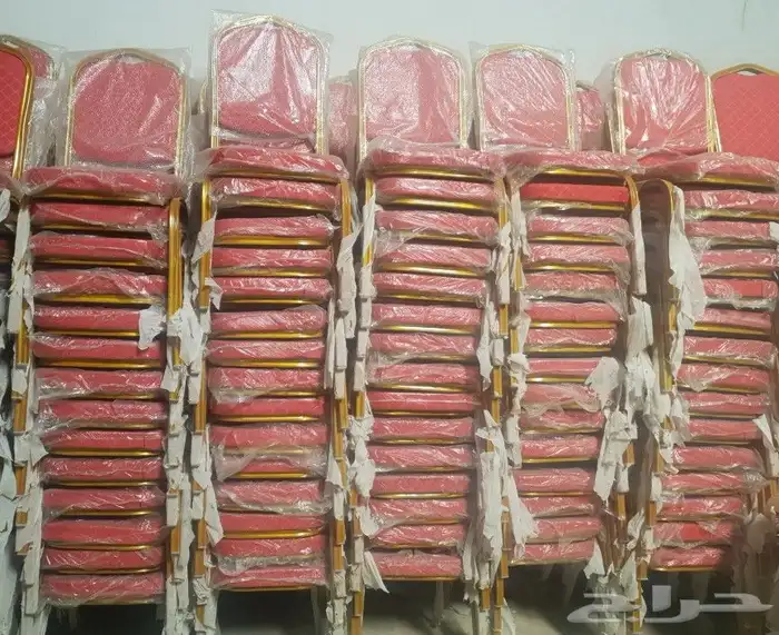 طاولات حفلات و كراسي أفراح حديد وبلاستيك 26