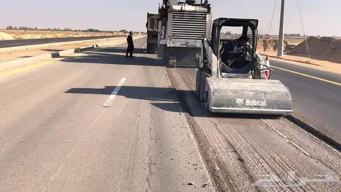 فرادة اسفلت قشاطة بوكلين بوكلين 3