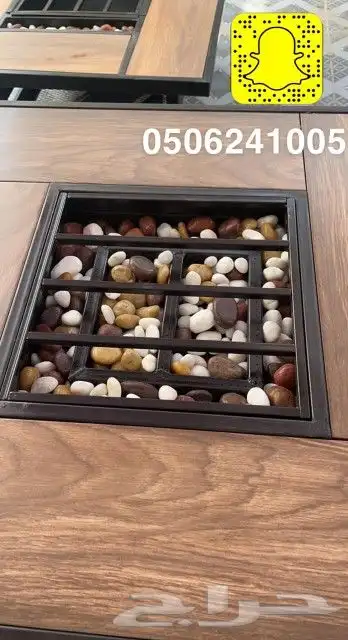 طاولات او منقد تدفئه خارجيه سيراميك مشبات منقل حدايق 12