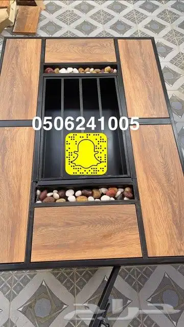طاولات او منقد تدفئه خارجيه سيراميك مشبات منقل حدايق 10