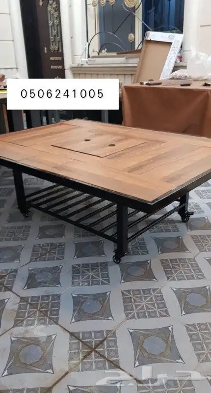 طاولات او منقد تدفئه خارجيه سيراميك مشبات منقل حدايق 22