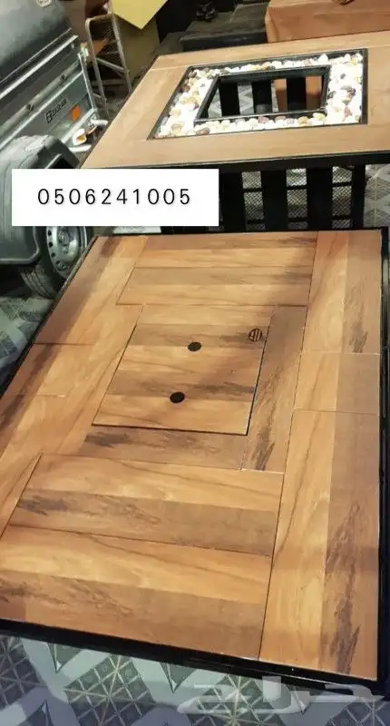 طاولات او منقد تدفئه خارجيه سيراميك مشبات منقل حدايق 21