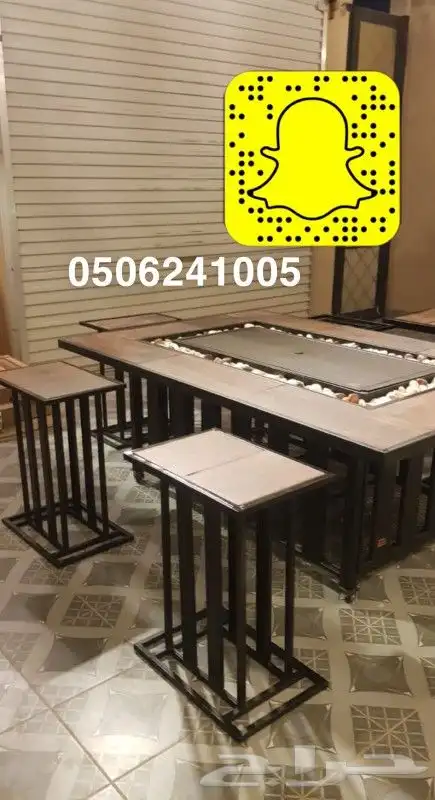 طاولات او منقد تدفئه خارجيه سيراميك مشبات منقل حدايق 15