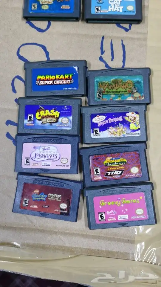 اشرطة قيم بوي gameboy 5