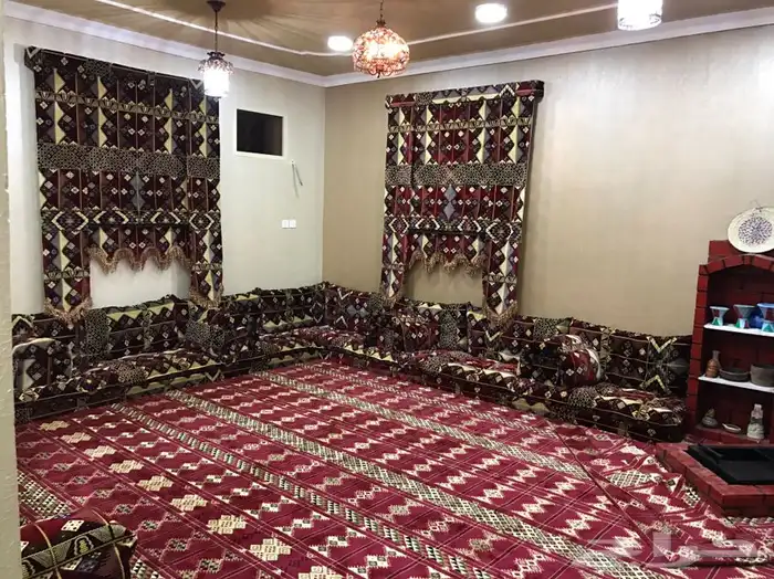 بيوت شعر - مشب نار - مجلس عربي - قرميد - شواية - بيت شعر 79