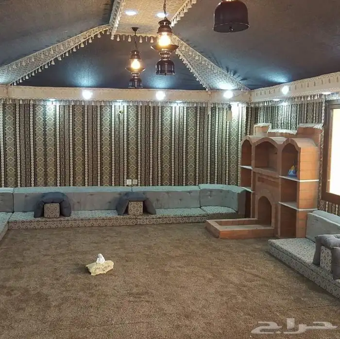 بيوت شعر - مشب نار - مجلس عربي - قرميد - شواية - بيت شعر 72