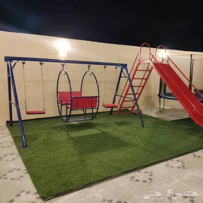 ملاهي خارجية مراجيح وزحاليق 3