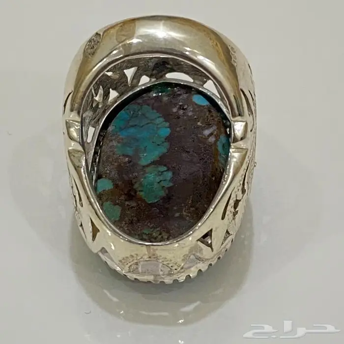 خاتم فيروز نيشابوري ملكي الملكي جدا قديم 6