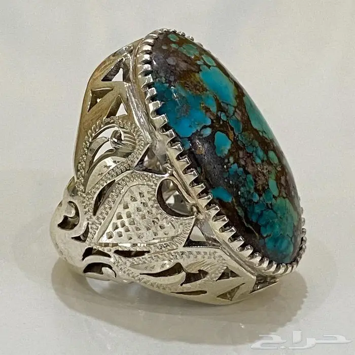 خاتم فيروز نيشابوري ملكي الملكي جدا قديم 2