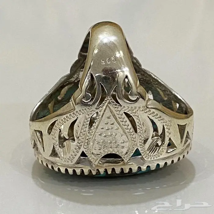 خاتم فيروز نيشابوري ملكي الملكي جدا قديم 7