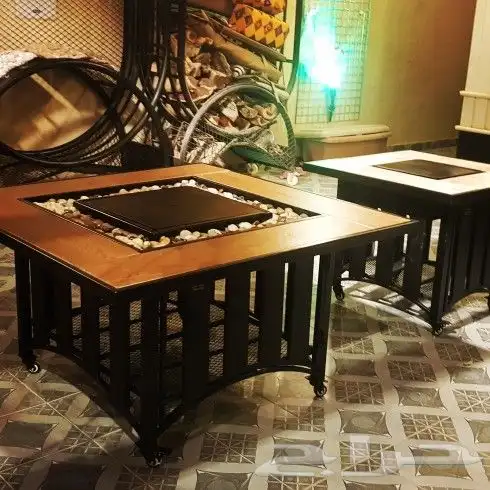 طاولات او منقد تدفئه سيراميك للحدايق ومنقل على الحطب 1