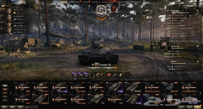 حساب عالم الدبابات والسفن اوربي World of tanks 1