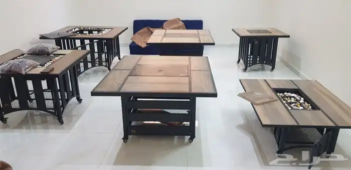 طاولات او منقد تدفئه خارجيه سيراميك مشبات منقل حدايق 5