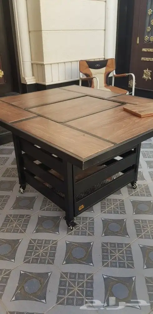 حامل حطب او استاند للقصور والفلل الفخمه مشبات 64