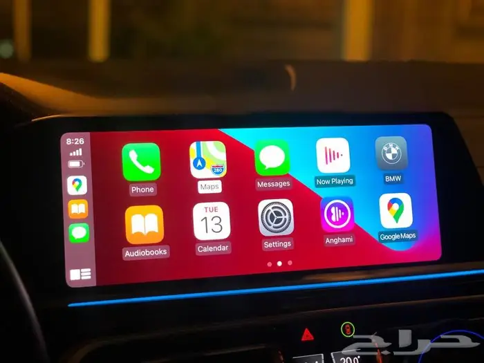 برمجة مميزات بي ام CarPlay BMW تحديث خرائط اضافة الوان داخلي 7