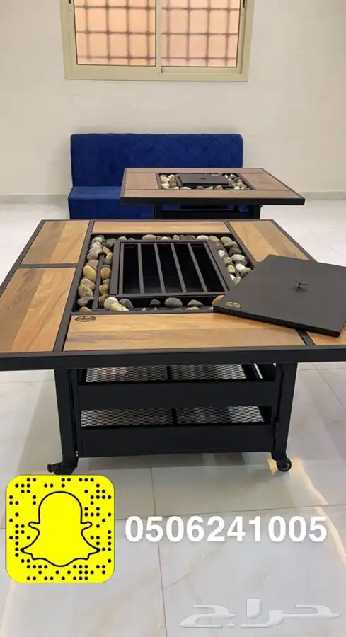 طاولات او منقد تدفئه سيراميك للحدايق ومنقل على الحطب 67