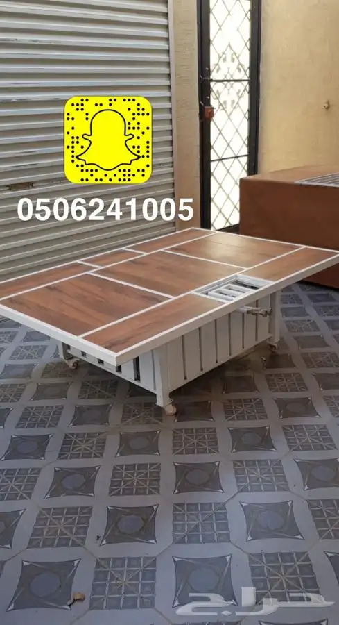 مدفاه منقد او منقل فحم وطاولات تدفئه او حطب او غاز للحدائق 47