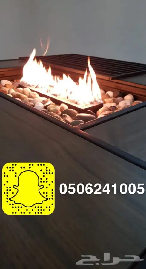 طاولات او منقد تدفئه سيراميك للحدايق ومنقل على الحطب 72
