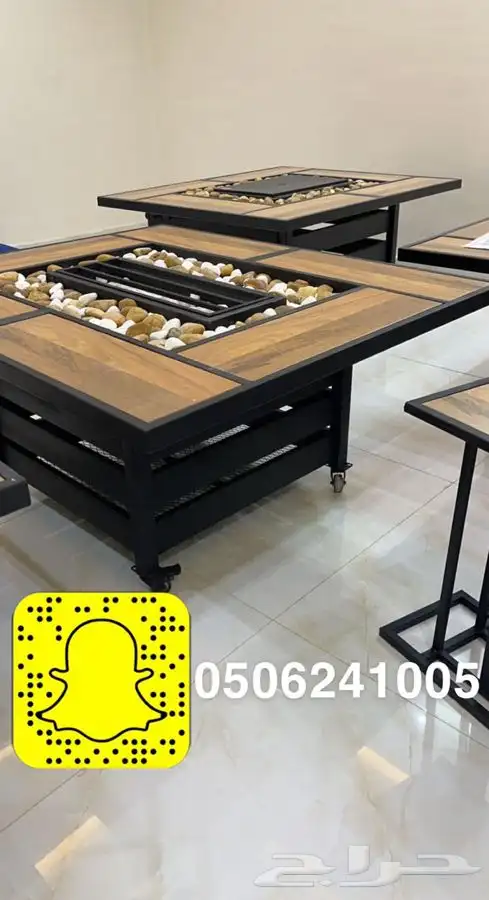 مدفاه منقد او منقل فحم وطاولات تدفئه او حطب او غاز للحدائق 32