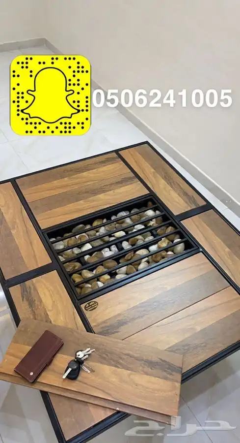 طاولات او منقد تدفئه سيراميك للحدايق ومنقل على الحطب 65