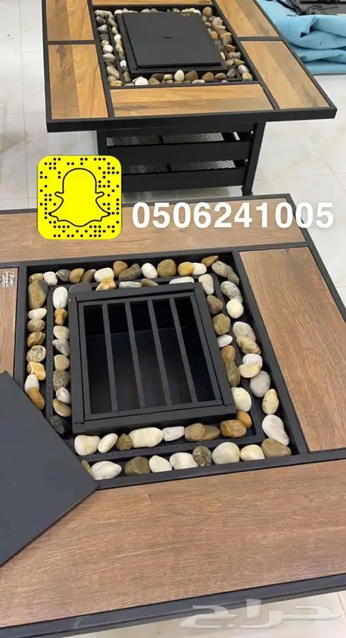 مدفاه منقد او منقل فحم وطاولات تدفئه او حطب او غاز للحدائق 42