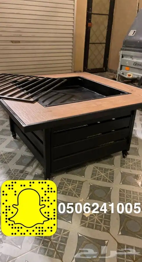 طاولات او منقد تدفئه سيراميك للحدايق ومنقل على الحطب 32
