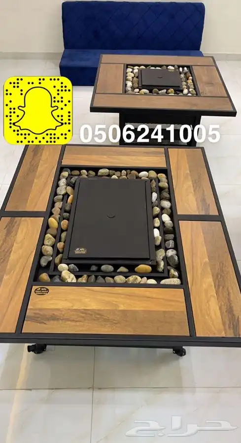 طاولات او منقد تدفئه سيراميك للحدايق ومنقل على الحطب 66