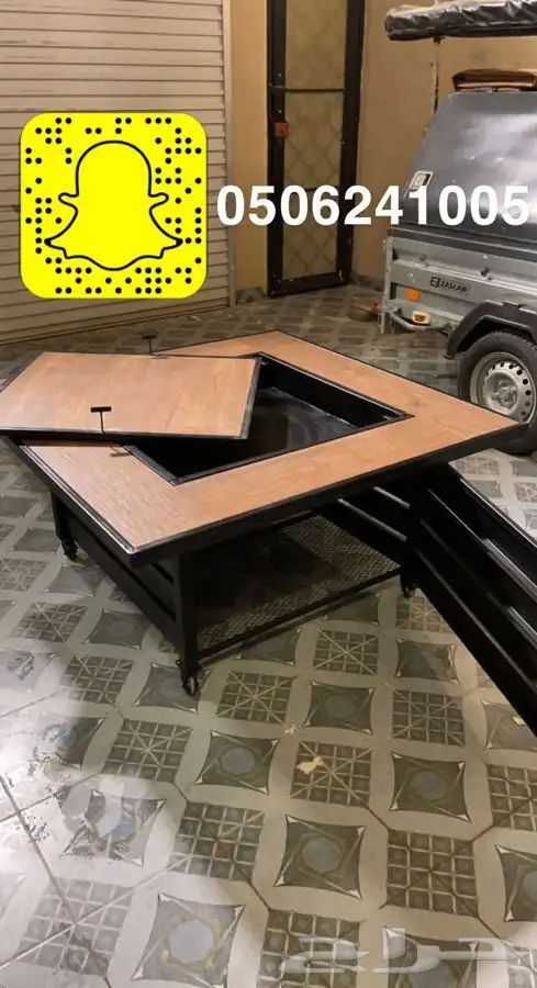 طاولات او منقد تدفئه سيراميك للحدايق ومنقل على الحطب 31